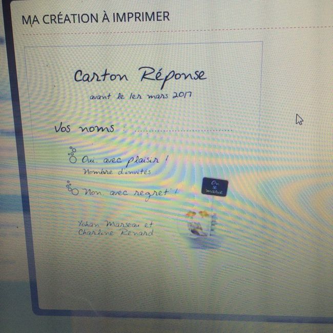 Ça avance !!! heureuse ! faire part trouve ! - 2