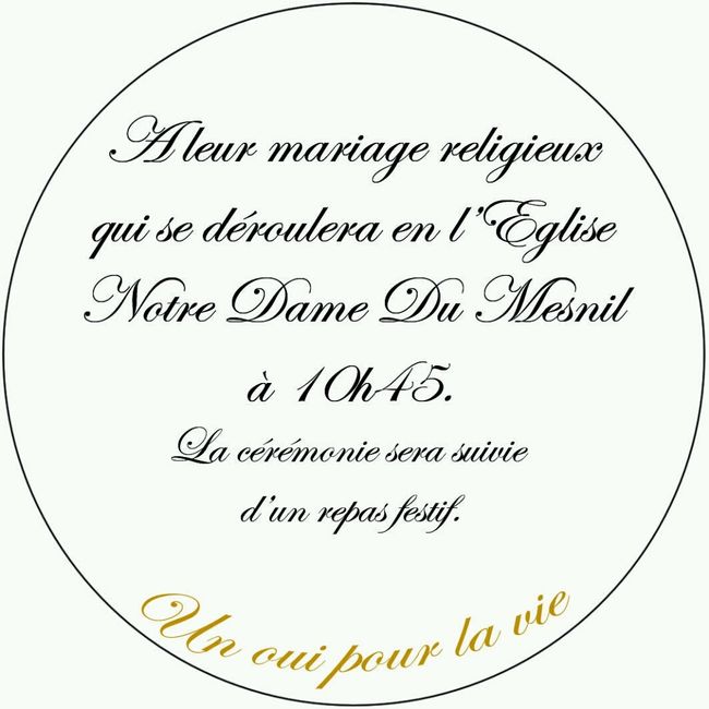 Création de mes faire parts - 1