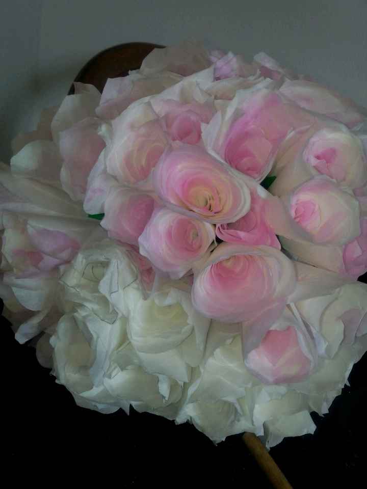 Rose en filtre a café - 1