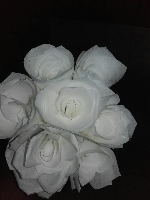 Roses en filtre à café - 1