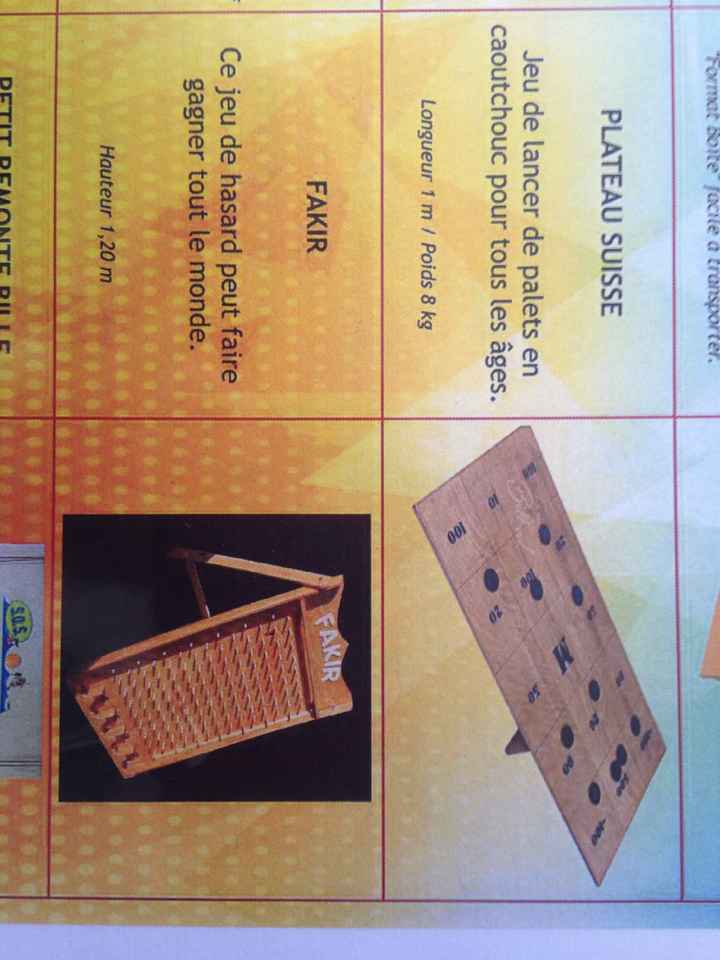 Mini jeux reçus - 2