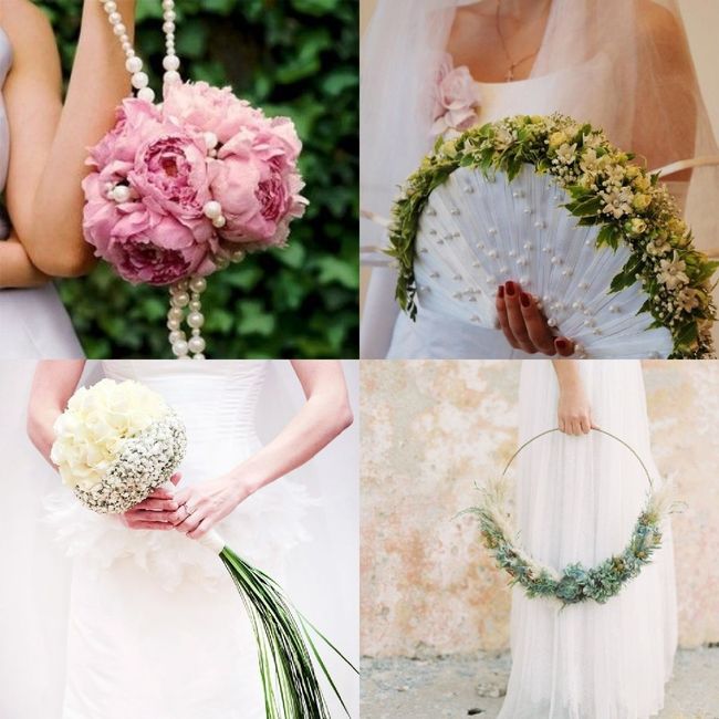Inspiration Bouquet de mariée original 🌸💮🏵 1
