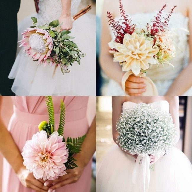 Inspiration Bouquet de mariée original 🌸💮🏵 3
