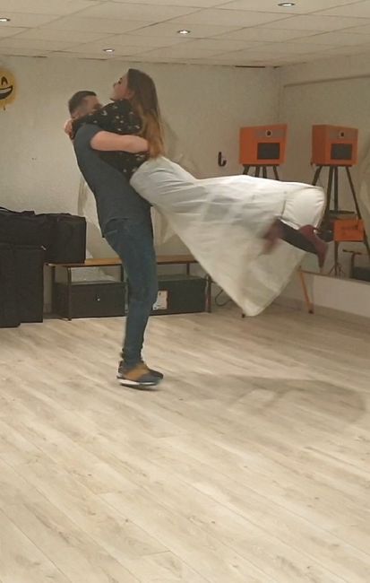 Notre 1er cours de danse 💃😊 2