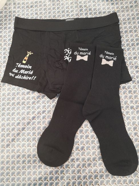 Cadeaux pour nos témoins 2