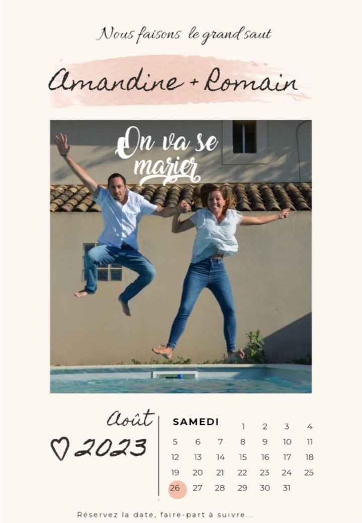 Save the date - 1