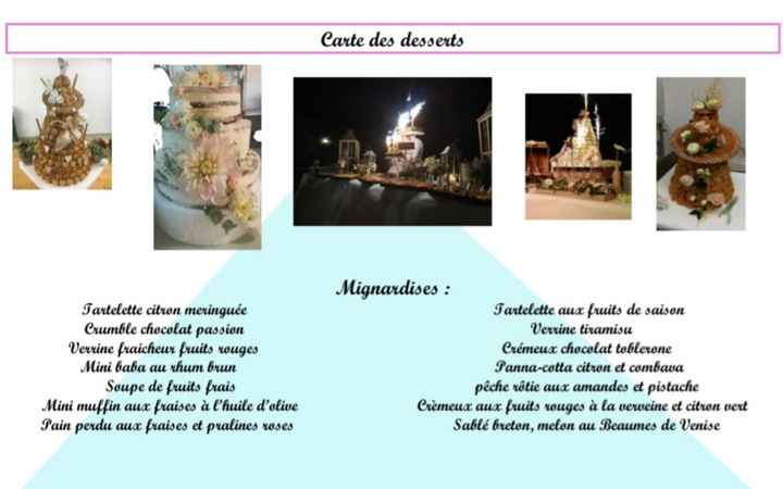 Choix mignardises - 1