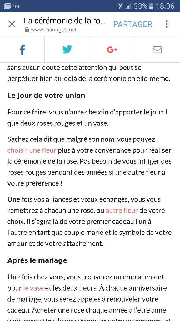 Rituel  de la rose - 1