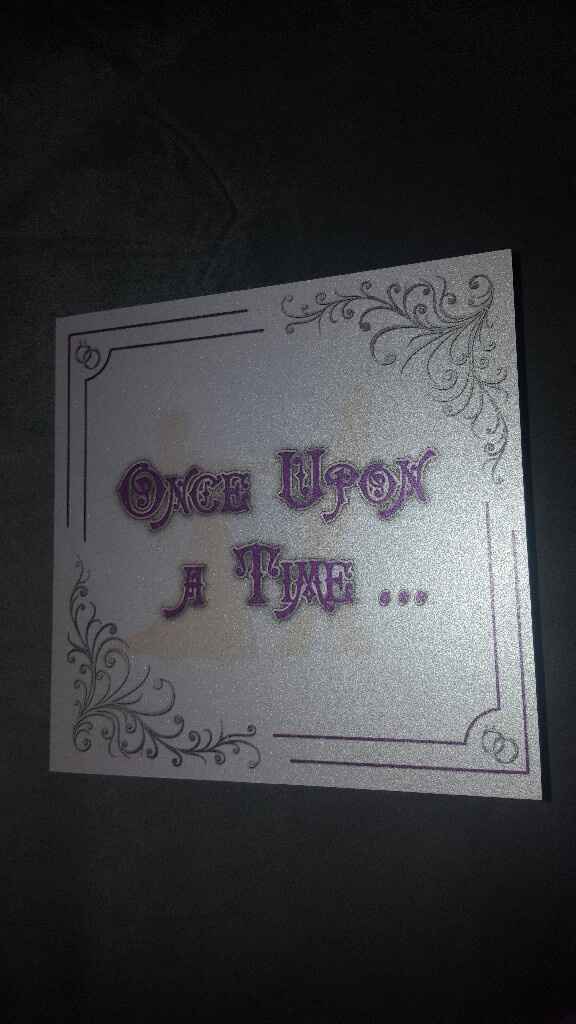 Nos faire part 😍once upon  a  time - 1
