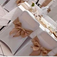 Chemin de table lin ou toile de jute - 1