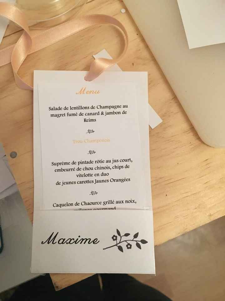 Présentation menu - 1