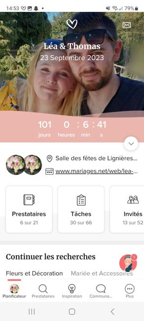 Capture depuis l'application mobile ton compte à rebours et partage-le ⏳😍 2