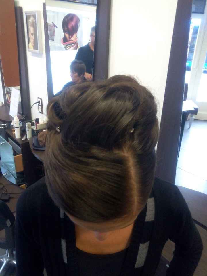 Mon chignon :)