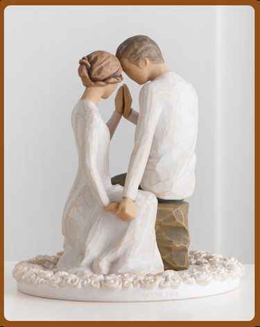 Willow tree cake topper