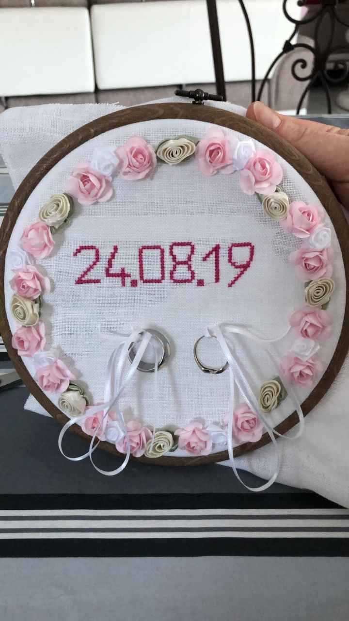 Support pour apporter les alliances - 1