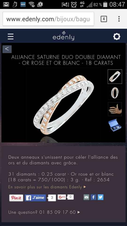 Reçue mon alliance edenly ! - 1