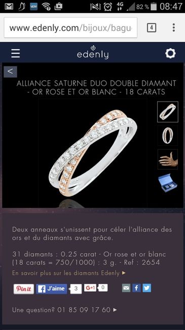 Reçue mon alliance edenly ! - 1