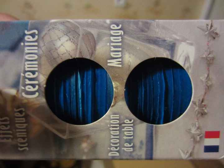 Confetti soit disant turquoise