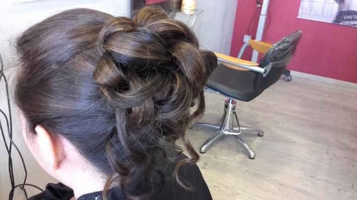 Chignon éclairage naturel