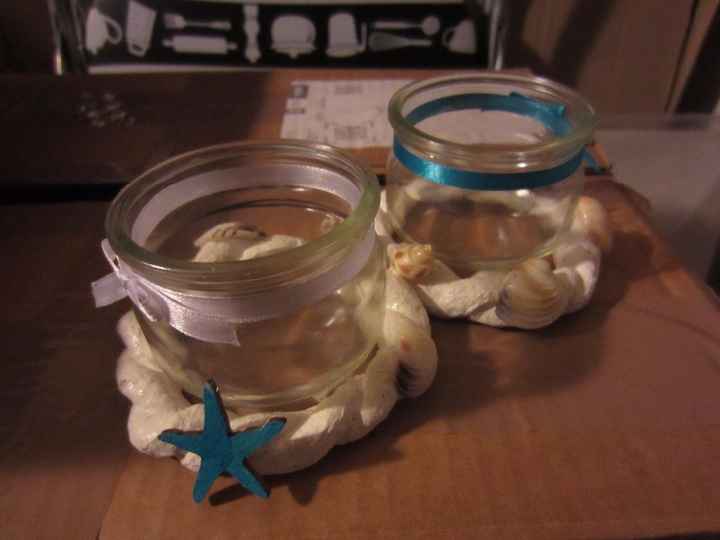 Bougeoirs et photophore placé