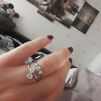 Bague de fiançailles et alliances associées - 1