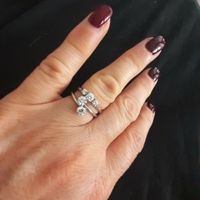 Alliance et bague de fiançailles - 1