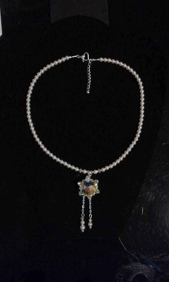 Mon collier fait par ma Belle soeur. il est superbe