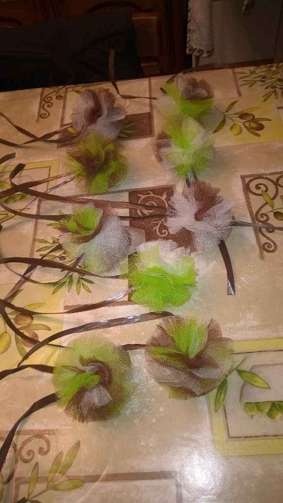 voilà quelques pompons pour voitures deco invités 