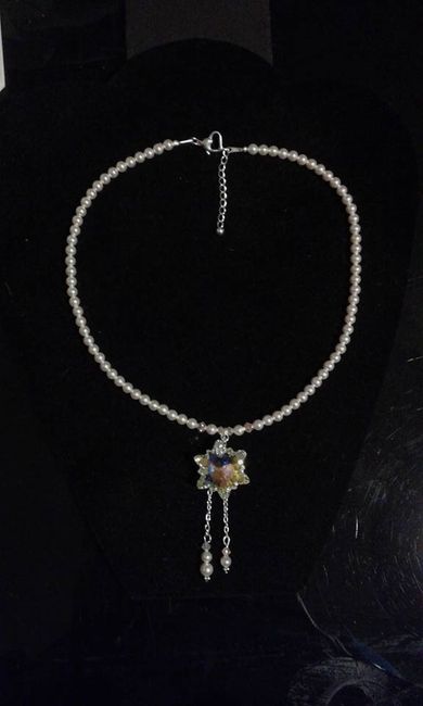 Mon collier fait par ma Belle soeur. il est superbe