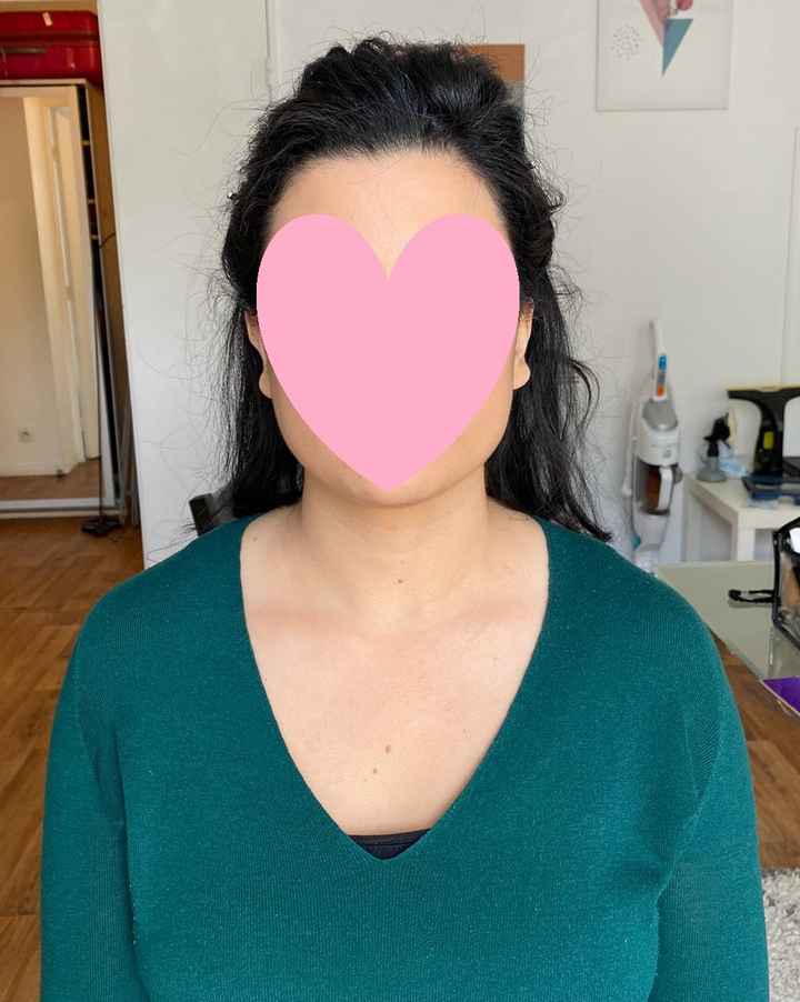 Essai coiffure mariage civil - 3