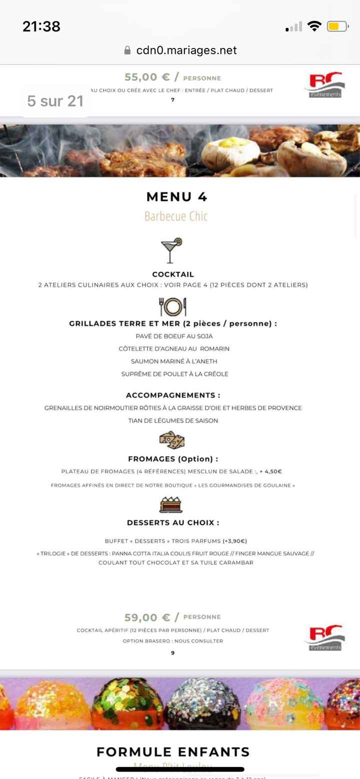 Repas de mariage barbecue chic - 1