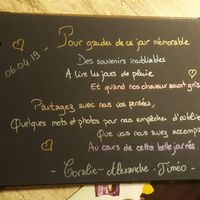 Livre d'Or message