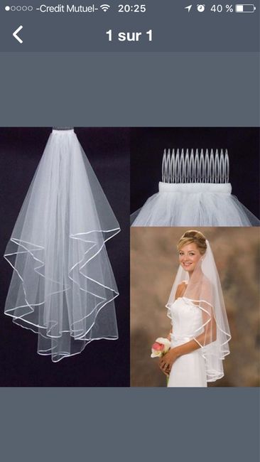 Voile de mariée - 1