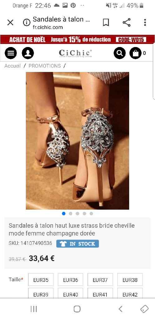 Besoins d'aide pour trouver une paire d'escarpin - 1