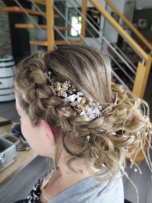 Essai coiffure j-28 avant le grand jour 2