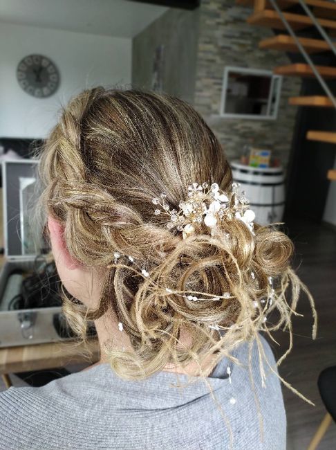 Essai coiffure j-28 avant le grand jour 3