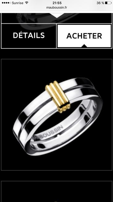 Commande alliances faite enfin!!! - 2