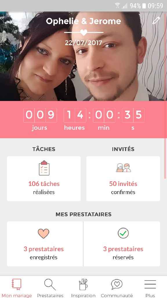 9 jours est on va se dire "oui" - 1