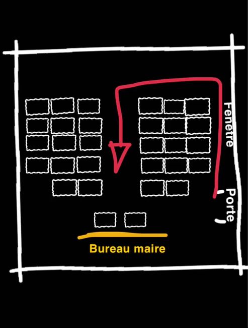 Entrée et sortie de la mairie. 2