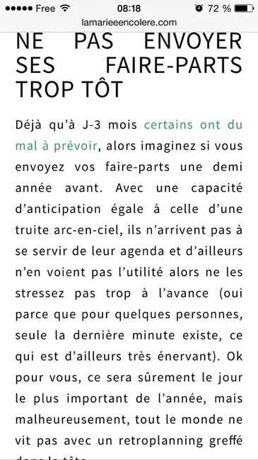 Help ! envoi des faire part - 1