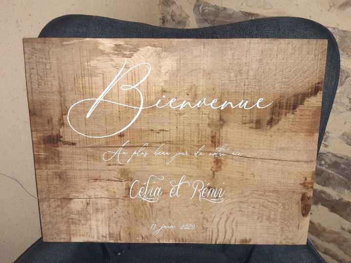 Diy panneau de bienvenue - 1