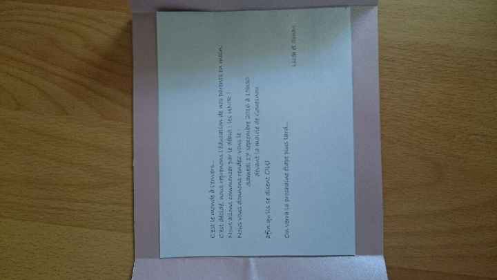 Mes préparatifs - 2