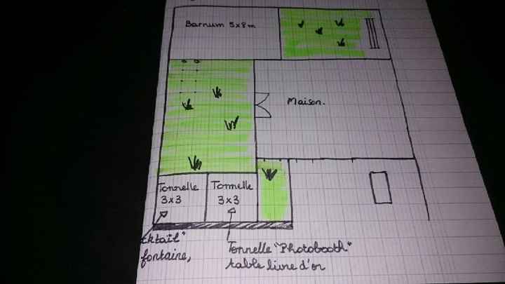 Notre lieu de réception sera... - 1