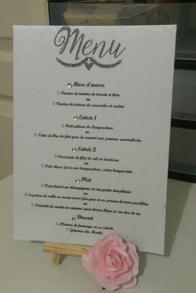Diy du soir : mes menus - 1