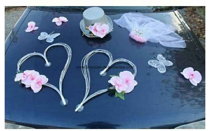 Déco voiture de la mariée - 1