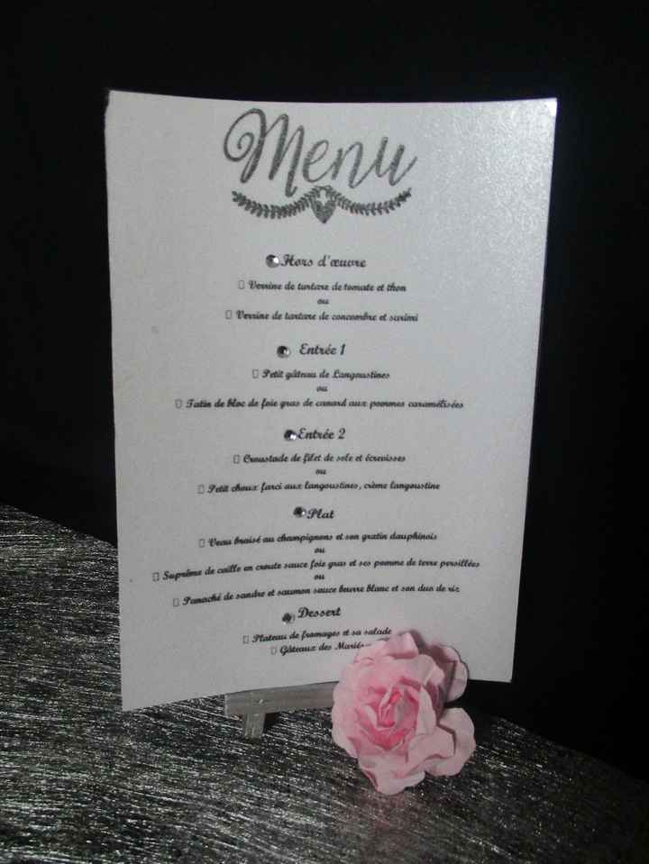 détail menu