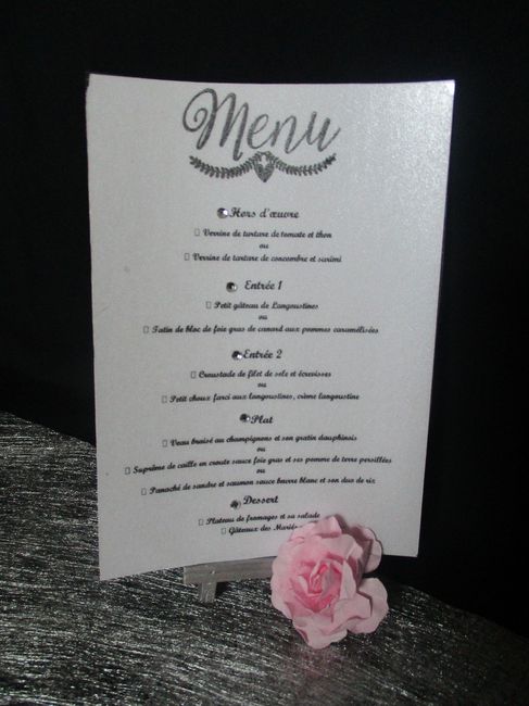 détail menu