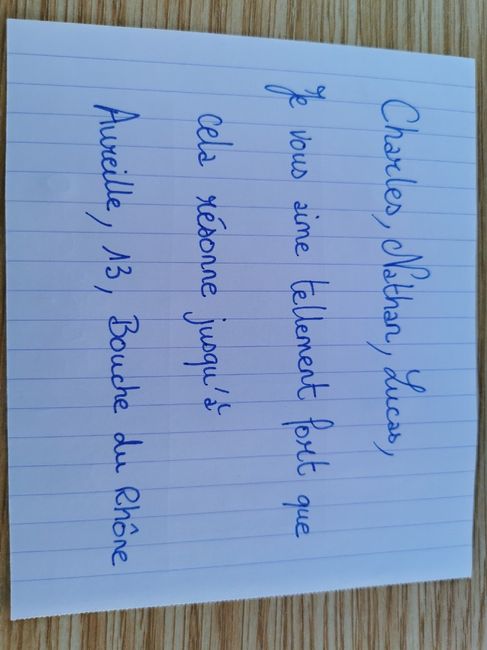 Besoin d'aide - love notes - 1