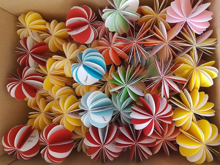 Test fleurs origami - 2