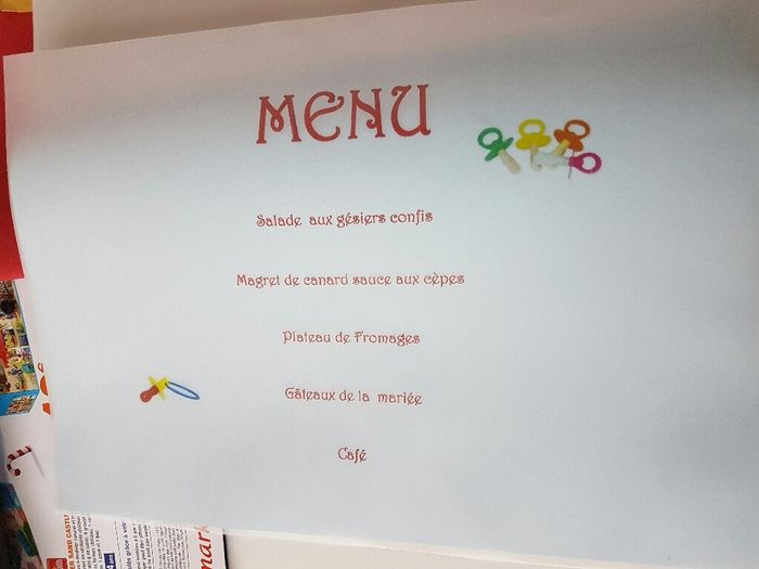 Les menus!!!! - 1